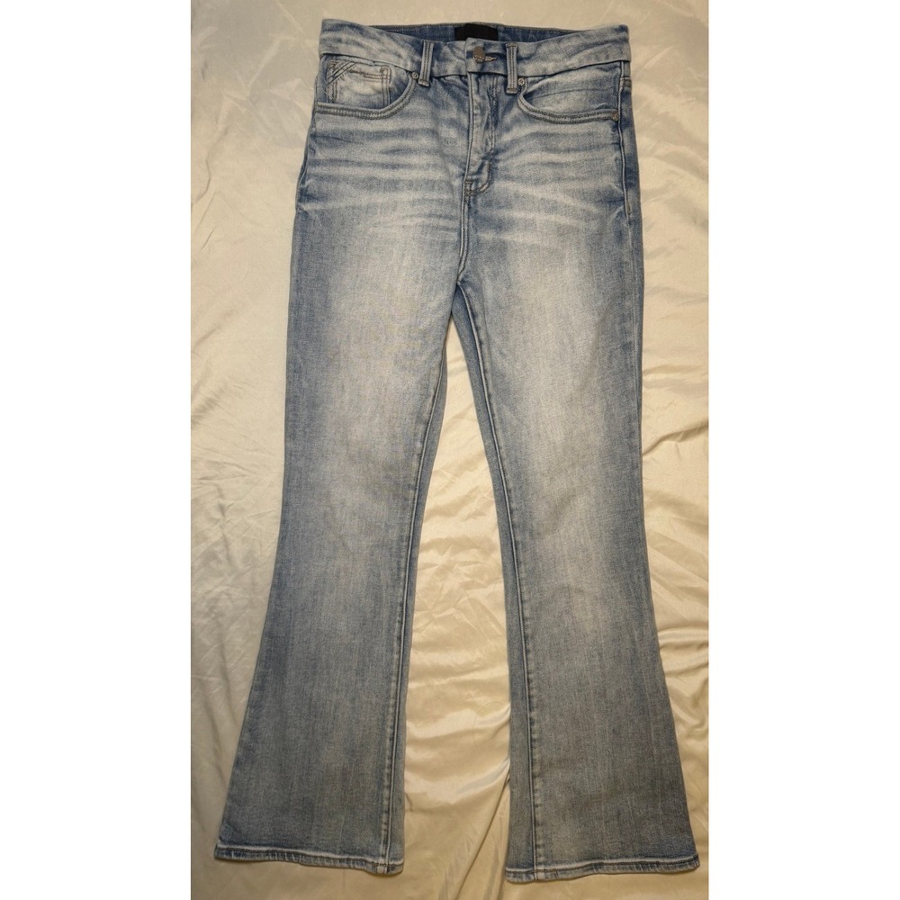 Buckle Black Fit No. 35 Bootcut Jeans Womens 27x30 Light Wash Shaping Denim